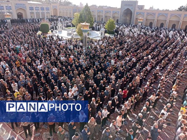 نماز عید سعید فطر در شهرستان کاشمر