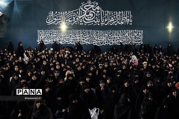 دومین شب عزاداری فاطمیه‌ با حضور رهبر معظم انقلاب