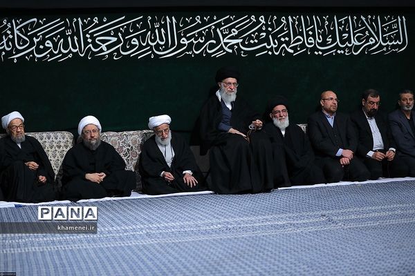 دومین شب عزاداری فاطمیه‌ با حضور رهبر معظم انقلاب