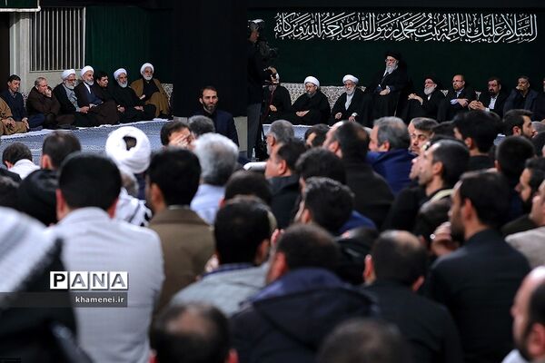 دومین شب عزاداری فاطمیه‌ با حضور رهبر معظم انقلاب
