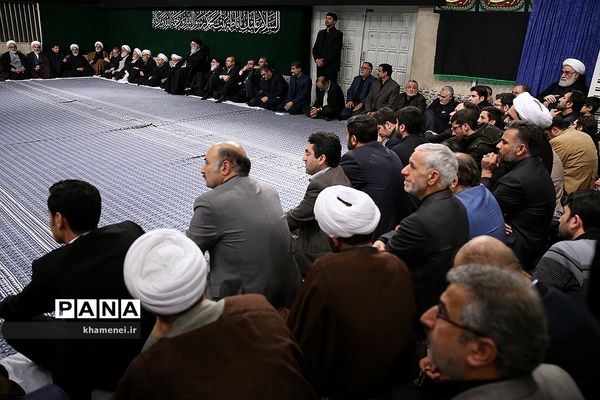 دومین شب عزاداری فاطمیه‌ با حضور رهبر معظم انقلاب