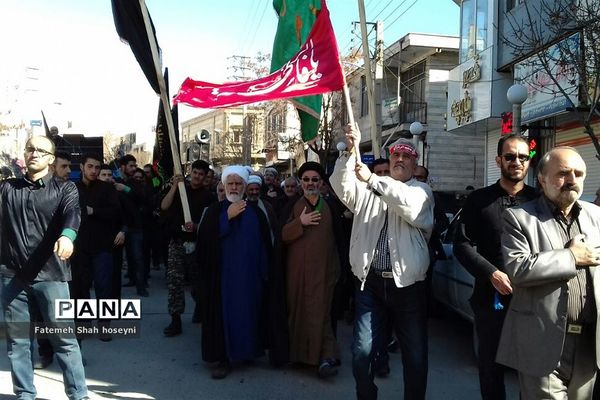 اجتماع عزاداران فاطمی در فیروزکوه