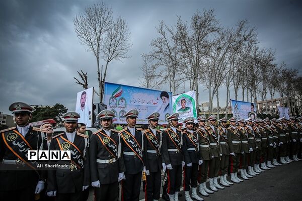 مراسم تشییع پیکر شهدای ناجا