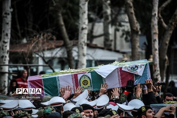 مراسم تشییع پیکر شهدای ناجا