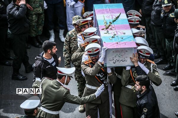 مراسم تشییع پیکر شهدای ناجا
