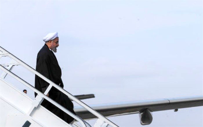 رئیس جمهوری  وارد بندرعباس شد