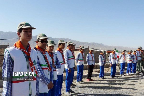 روز درختکاری دربوستان شهدای گمنام روستای حاجی آباد شهرستان بیرجند