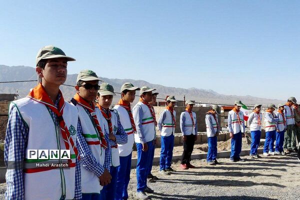 روز درختکاری دربوستان شهدای گمنام روستای حاجی آباد شهرستان بیرجند