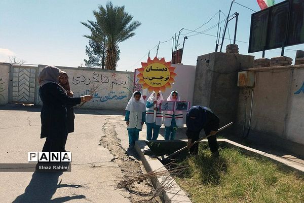 مراسم روز درختکاری در نهبندان