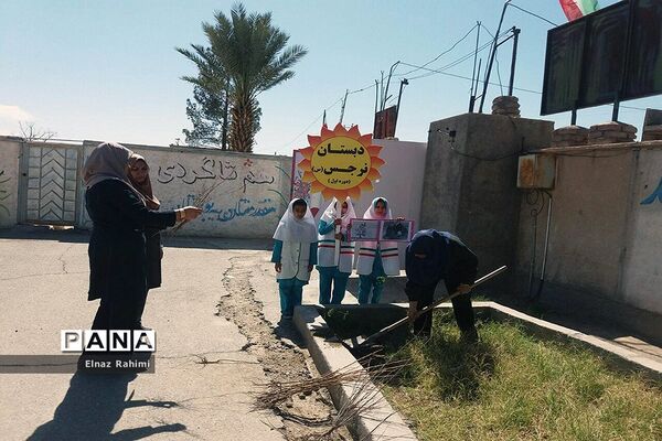 مراسم روز درختکاری در نهبندان