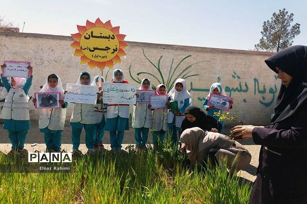 مراسم روز درختکاری در نهبندان