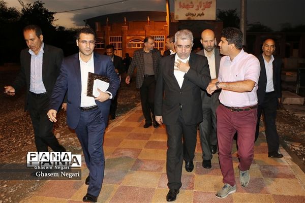 حضور وزیر نیرو در رودان