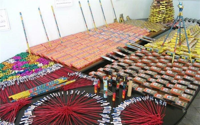 کشف بیش از 80 هزار عدد انواع موادمحترقه در نیشابور