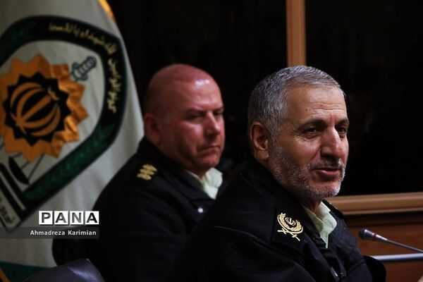 نشست خبری سردار گودرزی فرمانده انتظامی استان فارس
