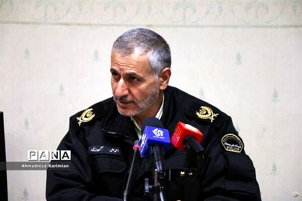نشست خبری سردار گودرزی فرمانده انتظامی استان فارس