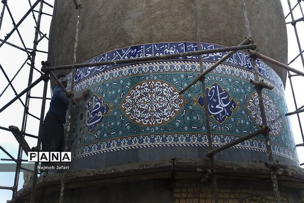 مرمت  امامزاده شاه فرج الله و شاه حبیب الله در حاجی آباد فارس