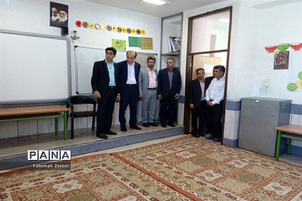 بازدید فرماندار لامرد از مراکز اسکان در مدارس و آموزش و پرورش