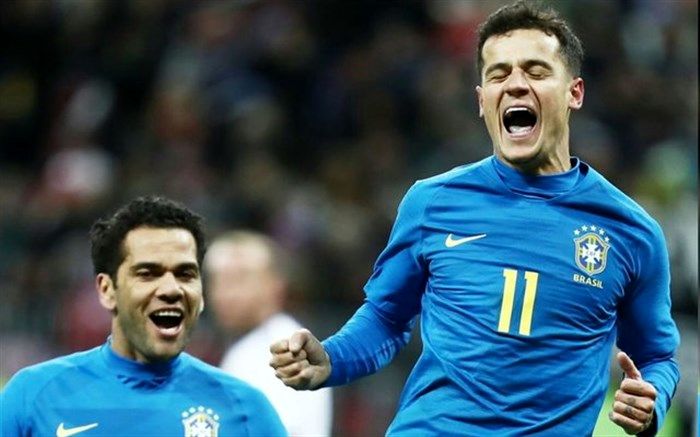 پیروزی آسان برزیل برابر میزبان جام جهانی