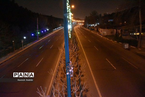 خیابان های تهران در روزهای نوروز