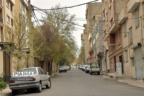 خیابان های تهران در روزهای نوروز