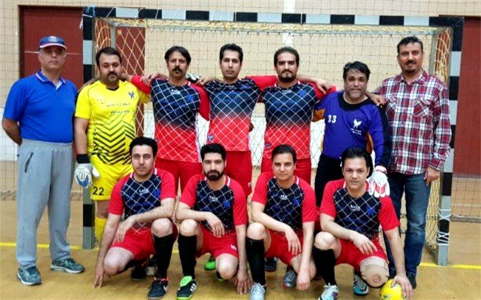 تیم فوتسال اساتید وکارکنان دانشگاه آزادتربت جام برسکوی قهرمانی ایستاد