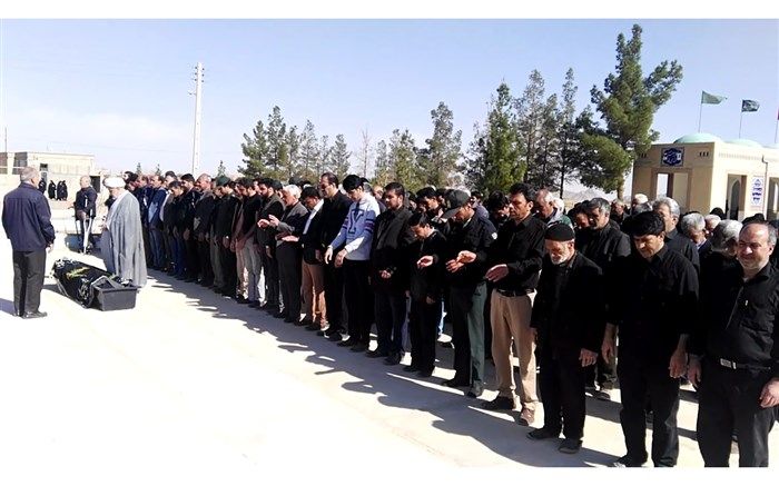 تشییع پیکر مادر شهید ابراهیم زاده