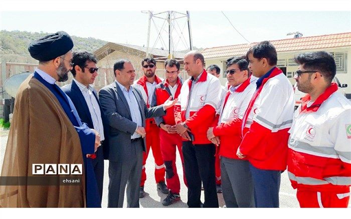 بازدید نماینده مردم بویراحمد و دنا در مجلس از پست های امداد و نجات نوروزی جمعیت هلال احمر