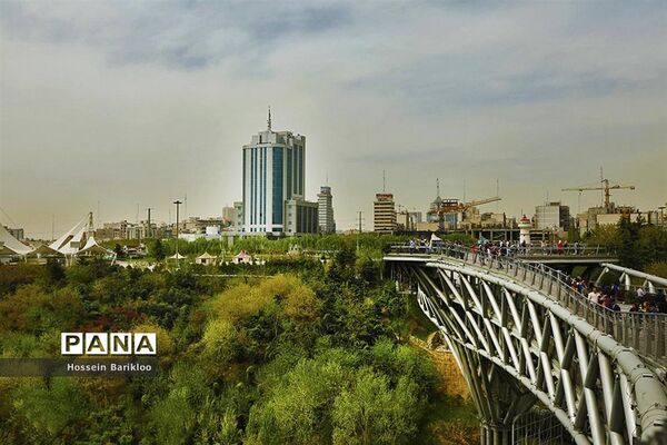پل طبیعت تهران در نوروز