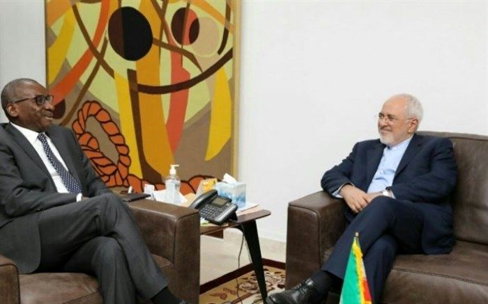 ظریف با همتای سنگالی خود دیدار کرد