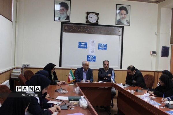 دیدار خبرنگاران پانا اسلامشهر با مدیر و شورای معاونین آموزش و پرورش