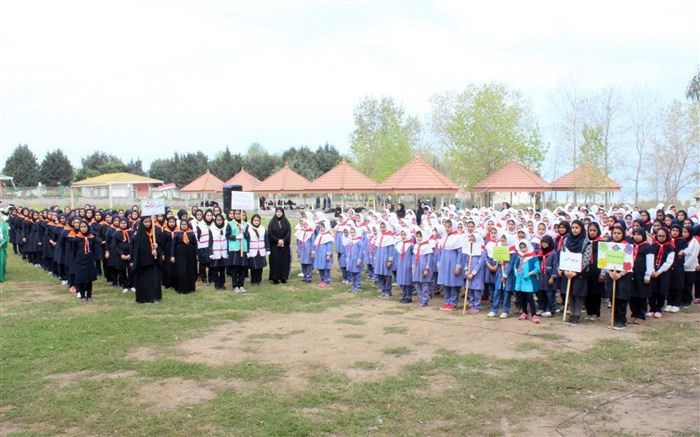 همایش پایانی تشکیلات پیشتازان دختر شهرستان ساری برگزار شد