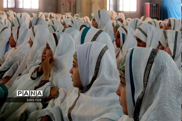 مراسم جشن عبادات دانش آموزان نیریزی