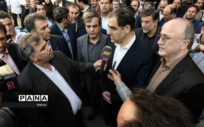 تقدیر وزیر بهداشت از تسریع در روند تکمیل پروژه های درمانی استان البرز