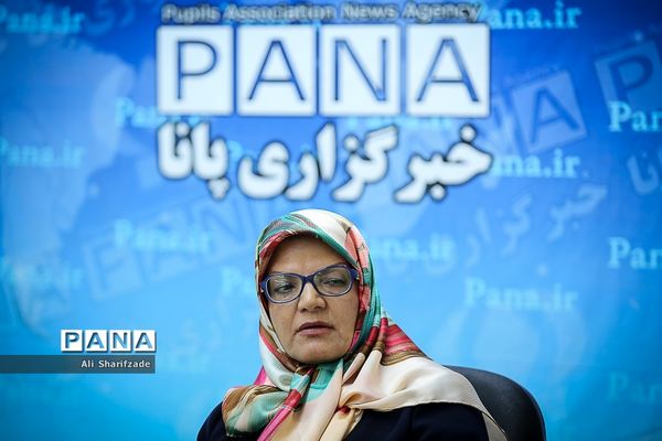 حضور ناهید خداکرمی  عضو شورای شهر تهران در خبرگزاری پانا