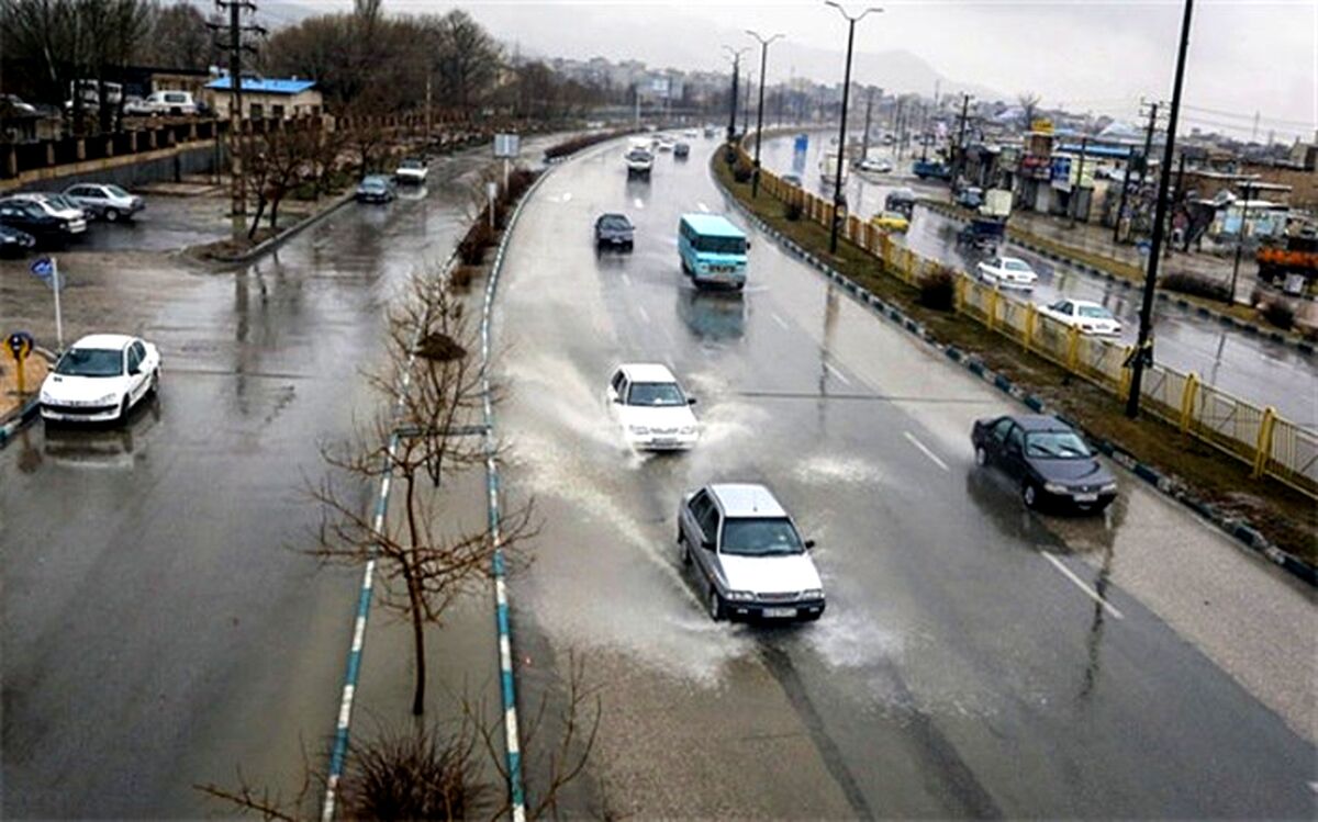 باران ۴ محور را مسدود کرد