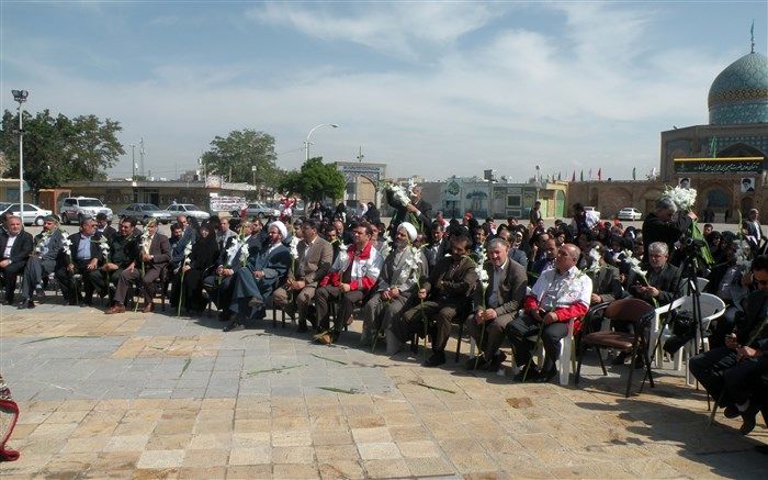 مراسم میثاق با شهدا برگزار شد