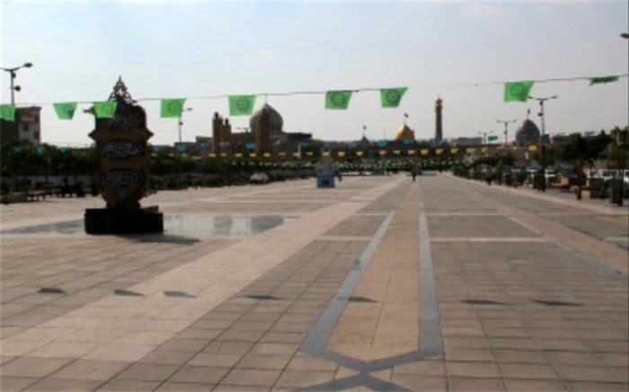 نور افشانی در میدان عبدالعظیم (ع) شهرری