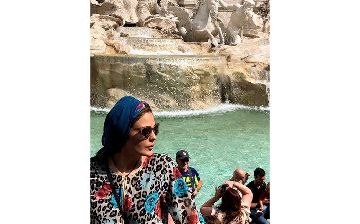 غذای جنجالی و عجیب خانم بازیگر! + تصویر