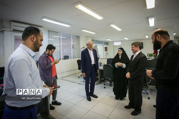 بازدید رئیس مجمع خیرین مدرسه‌ساز شهر تهران از خبرگزاری پانا