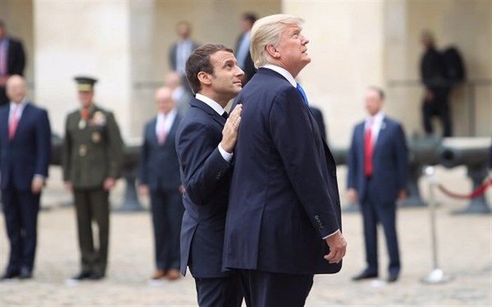 ترامپ و ماکرون گفتگو کردند