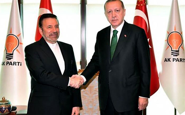 محمود واعظی با اردوغان دیدار و مذاکره کرد