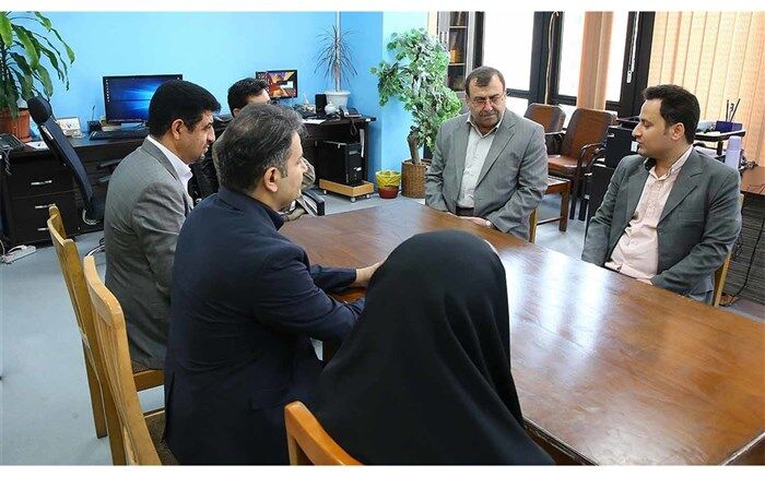 بازدید رؤسای مراکز سنجش و امور بین الملل از بخش های مختلف روابط عمومی