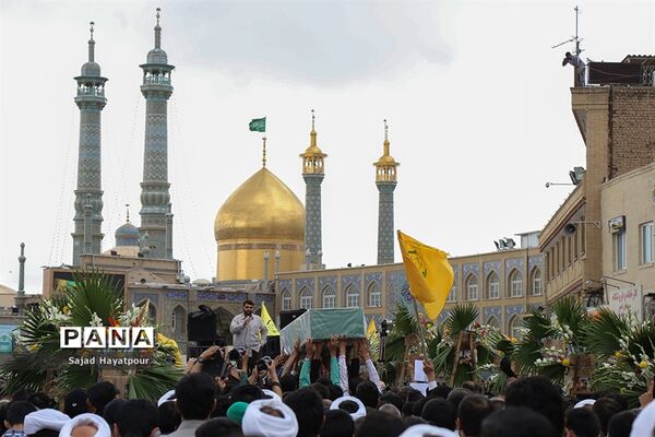مراسم تشییع پیکرمطهر شهید سالم صفرزاده  مدافع حرم لشکر فاطمیون درقم