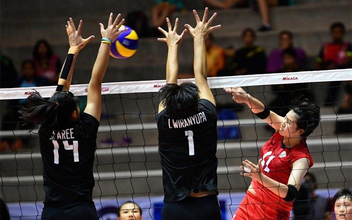 والیبال قهرمانی دختران نوجوان آسیا؛ میزبان با برد سخت حریف دختران ایران را مشخص کرد