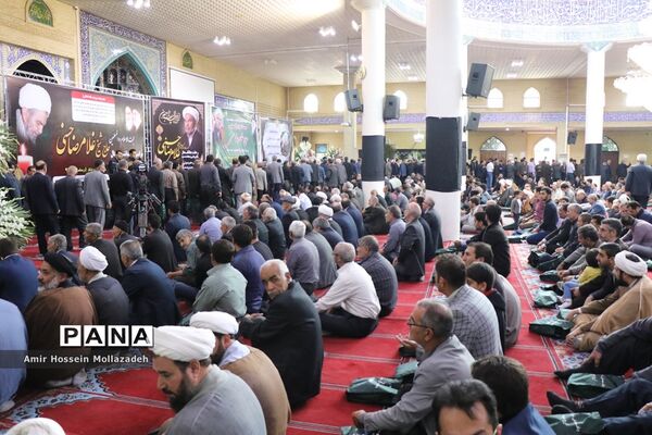 مراسم سومین روز درگذشت حجت الاسلام حسنی در ارومیه