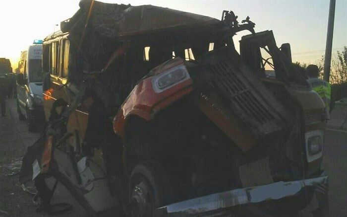یازده  مصدوم در واژگونی مینی‌بوس در جاده مراوه‌تپه به اینچه‌برون