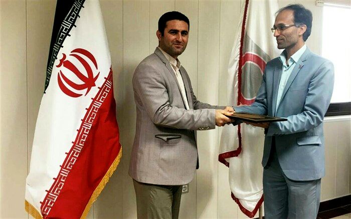 معلم تربیت بدنی ساروی سفیر فرهنگی انتقال خون مازندران شد