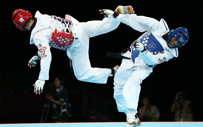 تکواندوکار میانه ای طلایی شد