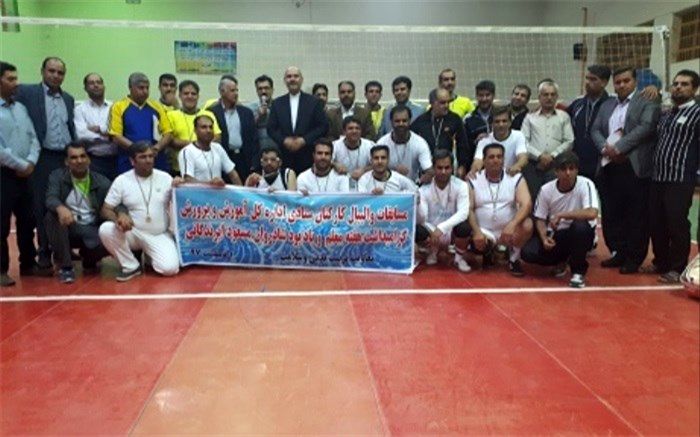 مسابقات والیبال گرامیداشت هفته معلم و یادواره شادروان ایرندگانی برگزار شد