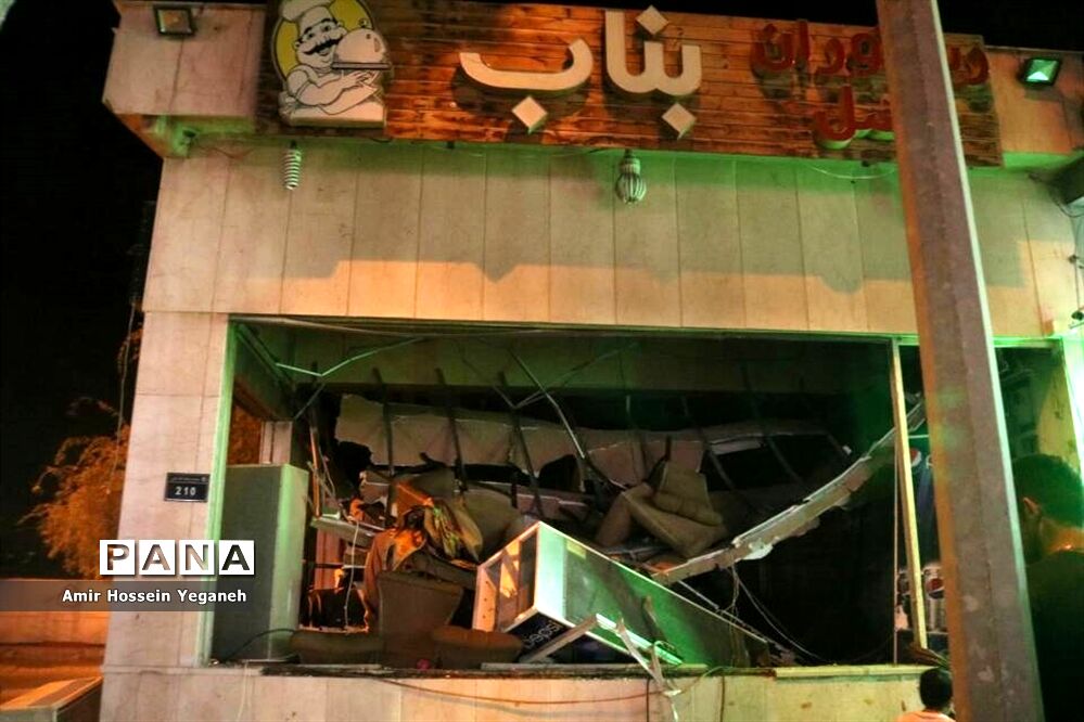انفجار سیلند گاز رستوران بناب در جزیره کیش